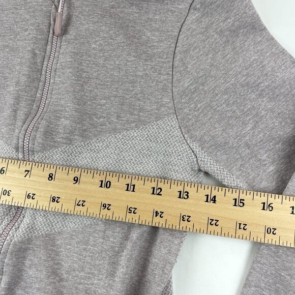 Soho Sports Hooded Jacket Womens Medium Pink Full Zip Long Sleeve Pockets - Picture 7 of 8